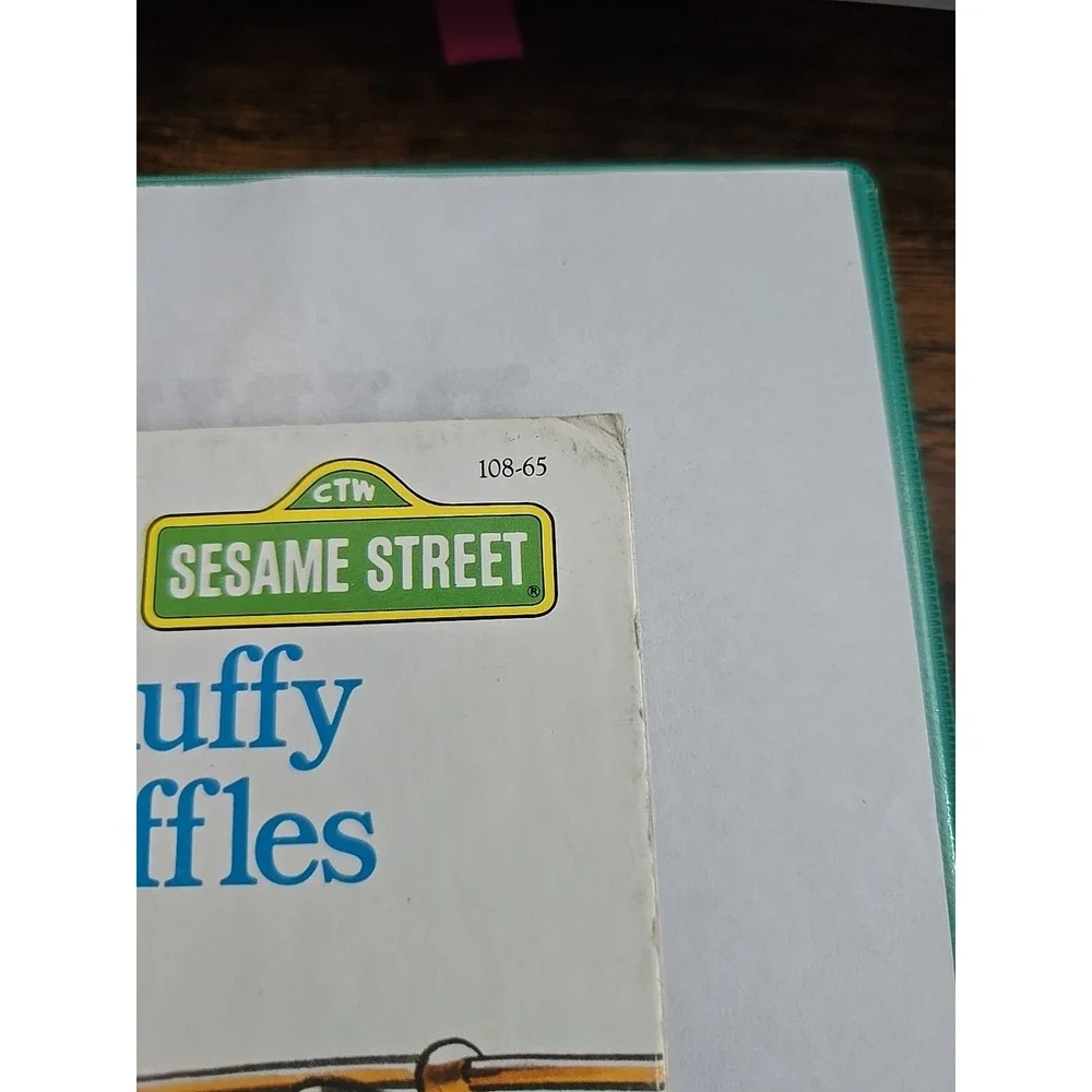 The Day Snuffy Had the Sniffles (Little Golden Book) Sesame Street 1988